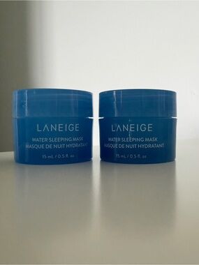 LANEIGE Water Sleeping Mask Mini Jars - Bright Blue Set
